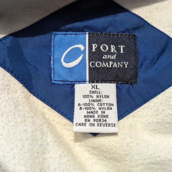 Vintage 2002 Y2K Baseball Blue Starter Warm Up V Neck Jacket - NAFA Men's  XL - Picture 5 of 5